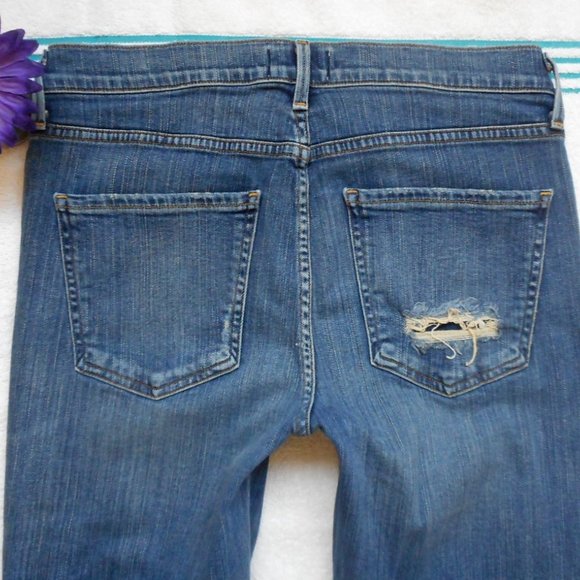 AGOLDE Jeans Size 29 Skinny Distressed Denim - Picture 9 of 15